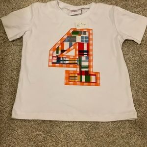 Appliqué “4” T-Shirt 4T